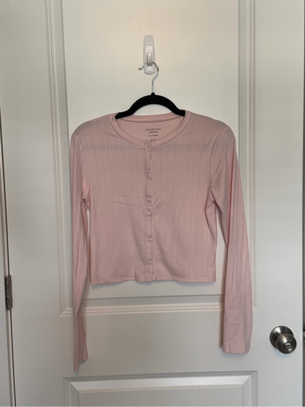 American Eagle Lounge Pointelle Cardigan